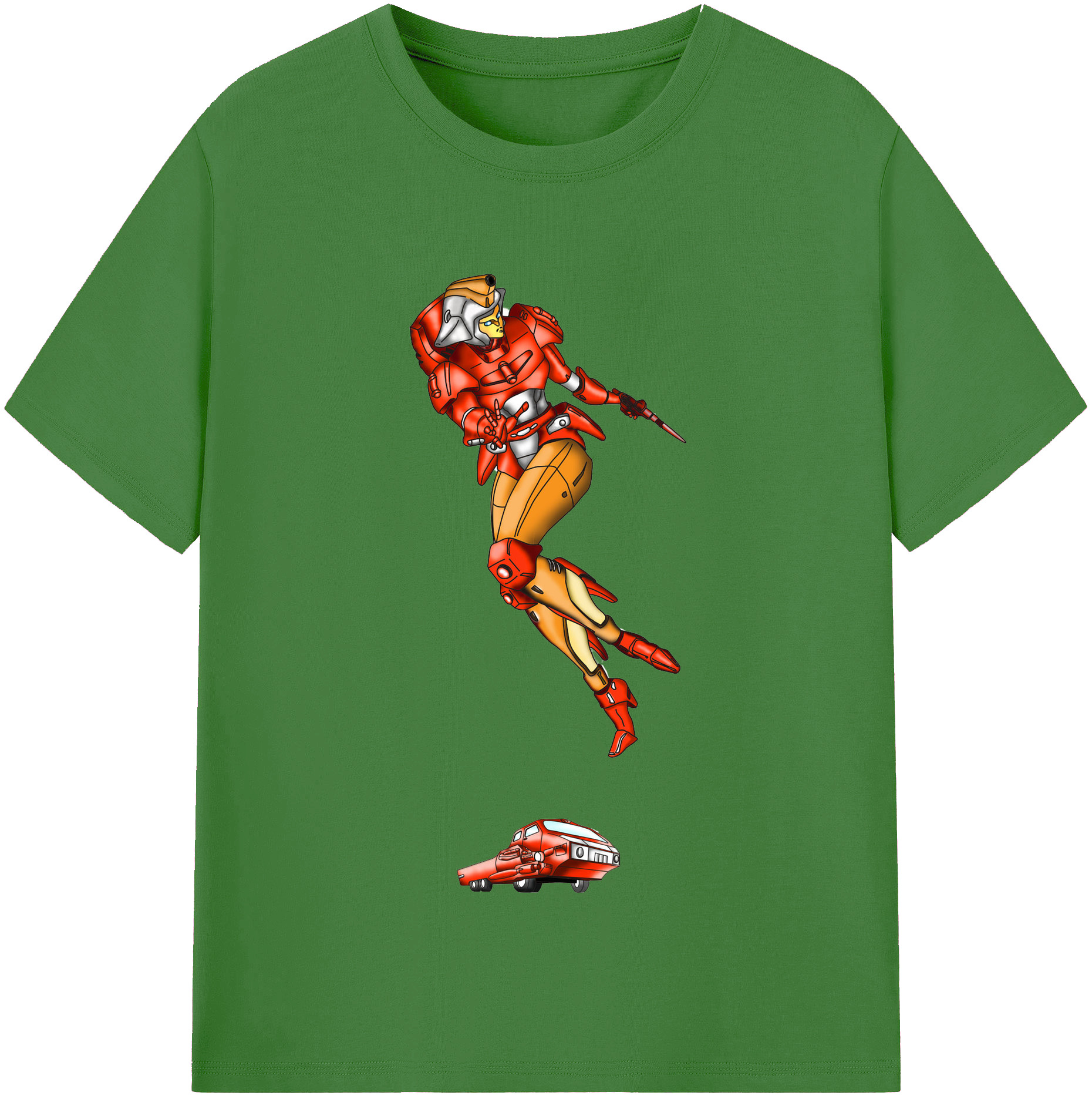 （画像用）  レディースカジュアルプリントTシャツ（綿100％）